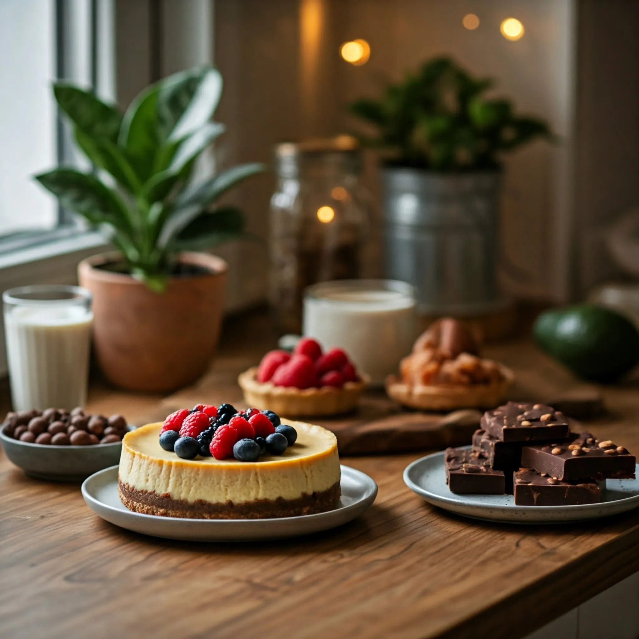 Indulgent Vegan Desserts: Guilt-Free and Eco-Conscious Treats Simple Vegan Desserts Recipes: Fresh vegan fruit tarts with a crispy crust.