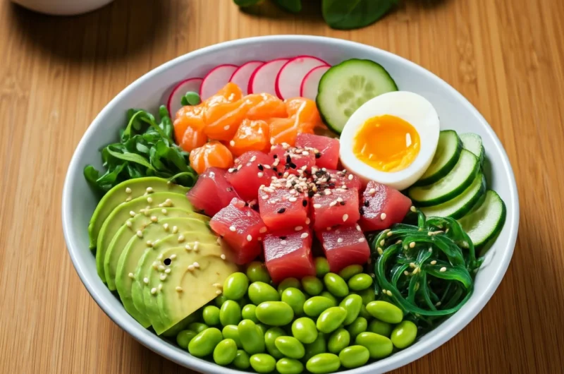 Healthy and Delicious Homemade Poke Bowls: A Quick Recipe